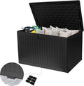 260 Gallon Outdoor Storage Box Waterproof, Extra Large Plastic Outside Deck Box by FammyLoft
