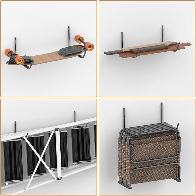 WALMANN Kayak Storage Rack, Wall Mount Kayak Hooks - Image 7