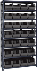 Quantum Storage Systems QSBU-240BK Giant Open Hopper Steel Shelving System by QuantumStorageSystems