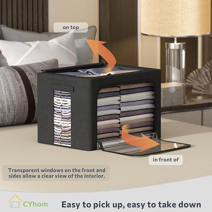 CYhom Clothes Storage Bins Box - Image 2