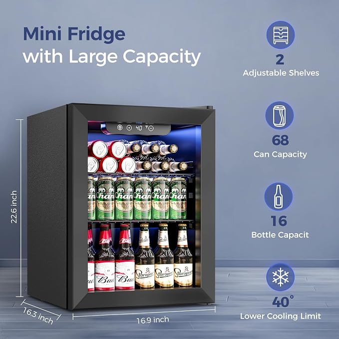 Beverage Refrigerator Cooler - Image 2