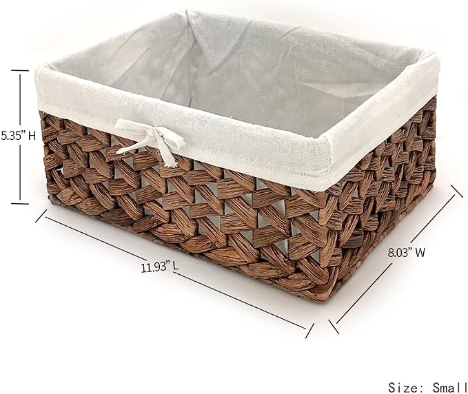 Rectangular Woven Seagrass Storage Bins - Image 2