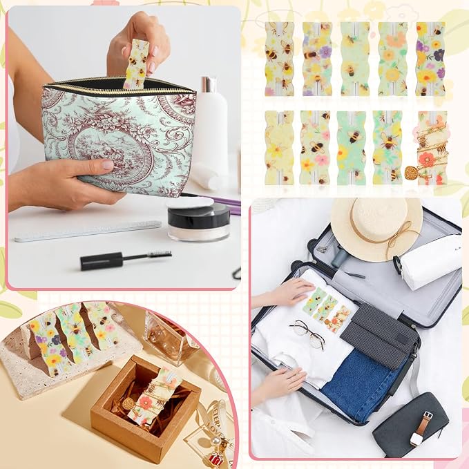 10pcs Tangle-Free Jewelry Organizer, Universal Necklace Display Card Holder - Image 5