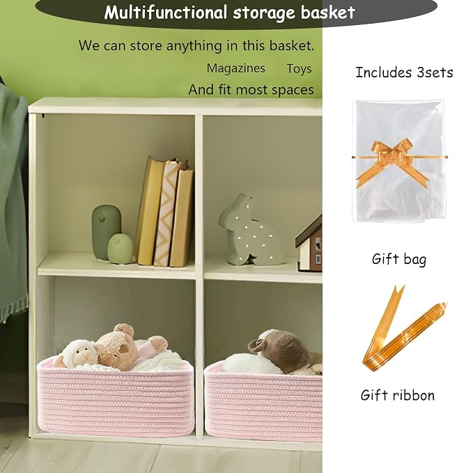 COMFY-HOMI 13" x 8.5" x 5.1" Storage Baskets - Image 4