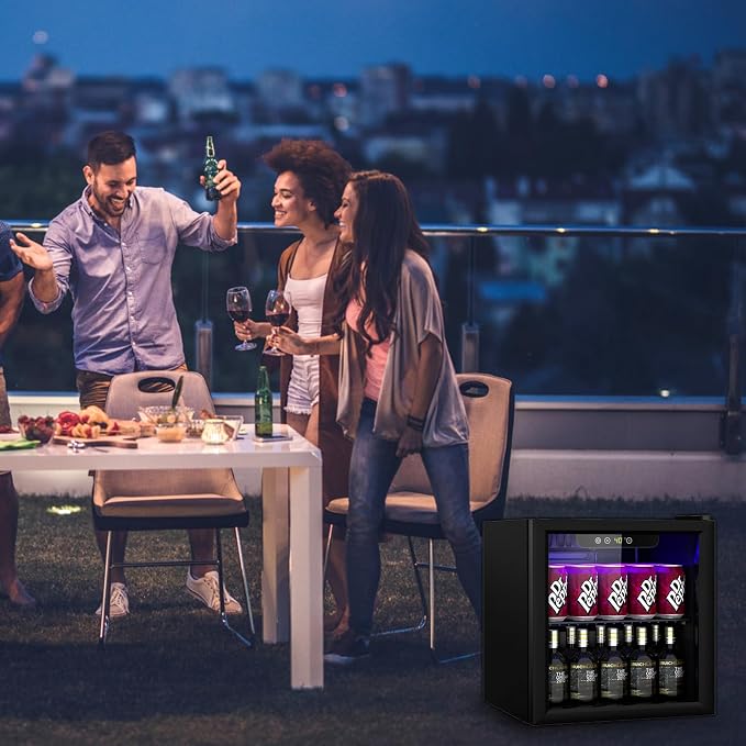Compact 60 Can/1.3 Cu.Ft Mini Fridge - Image 6