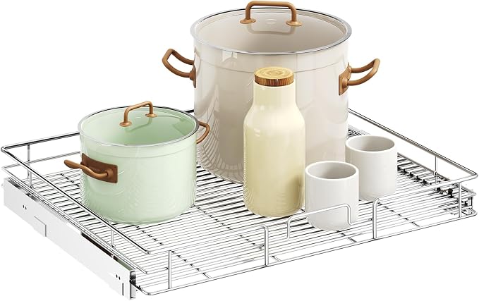 LOVMOR Pull Out Cabinet Organizer 31½" W x 21½" D, Kitchen Cabinet Pull Out by LOVMOR
