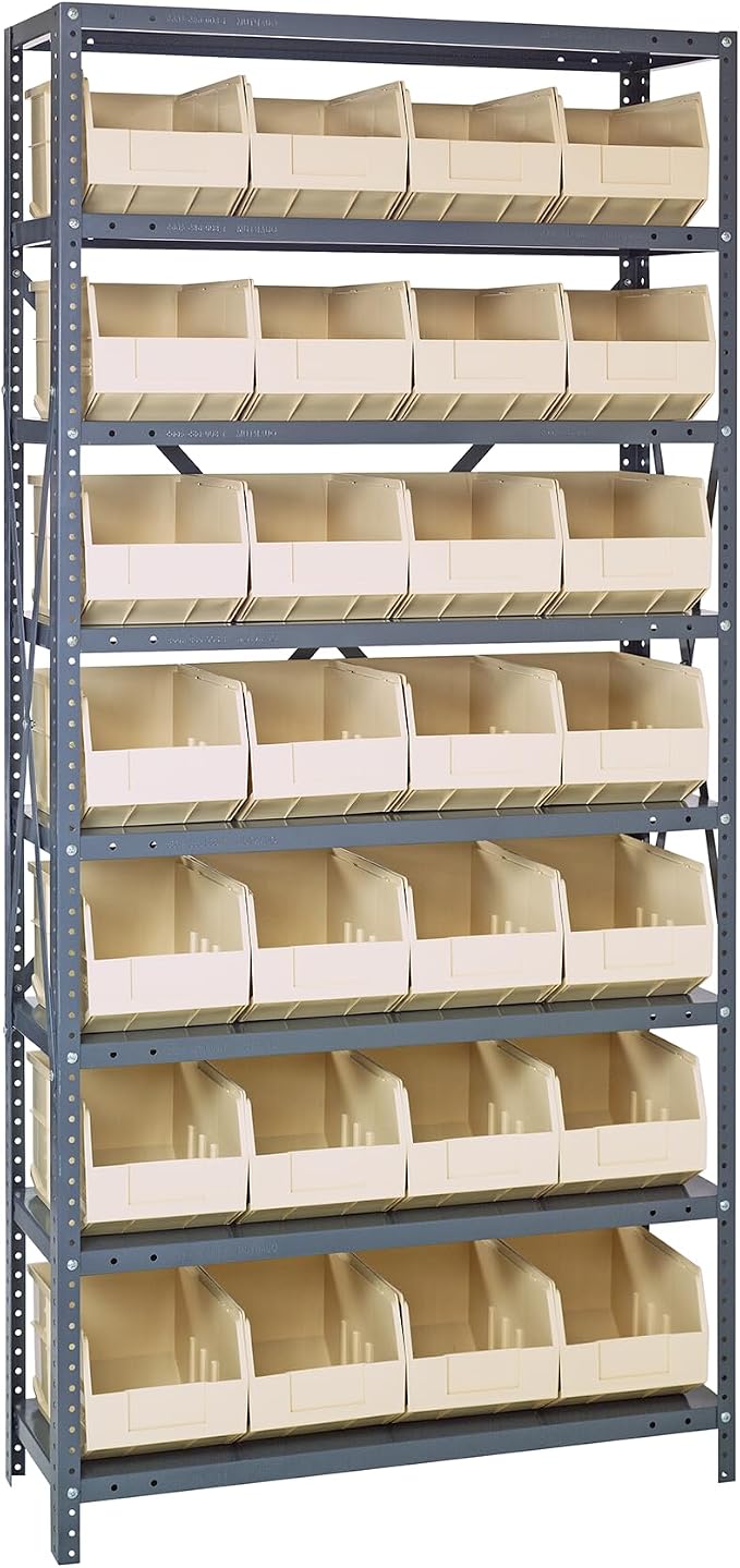 Quantum Storage Systems 1875-463IV Shelving Unit, Carbon Steel, Galvanized by QuantumStorageSystems