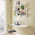 Pmnianhua Wall Mounted Folding Table, Foldable Drop Leaf Table, Wall Mount Fold by Pmnianhua