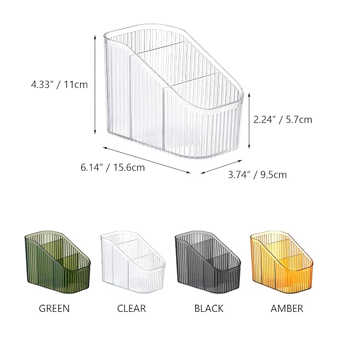 Clear Makeup Brush Holder Organizer - Image 3