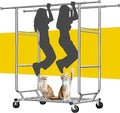 Raybee Clothes Rack Load 630LBS, Heavy Duty Clothes Rack, Rolling Clothing Racks by Raybee
