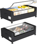 Under Bed Shoe Storage Organizer, 10 Inch Rolling Underbed Drawers by Webetop
