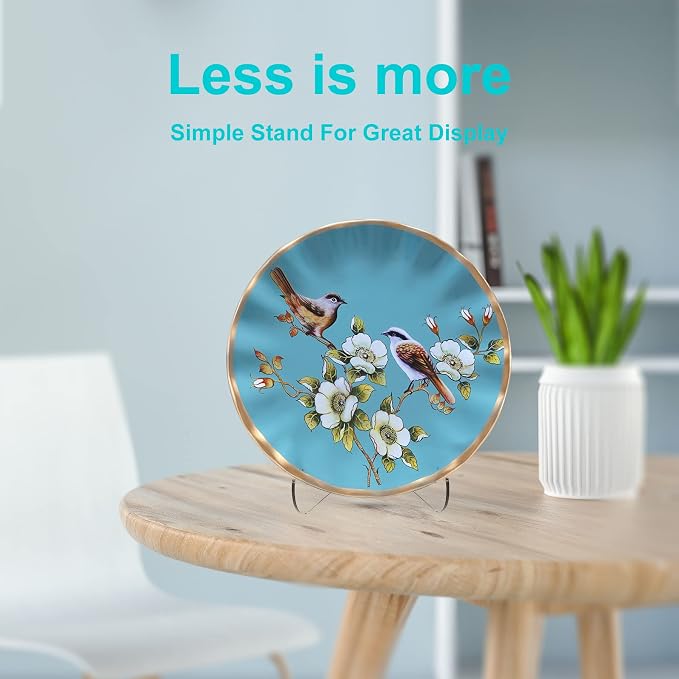 Boloyo 60-Degree Angle Acrylic Plate Display Stand, 3 Inch 5PC Clear Acrylic - Image 4