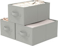 Foldable Closet Organizer, 3 Pack Cube Storage Bin, Clothes Basket by Unknown