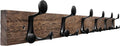 SKOLOO 36-Inch Wood Burnt Coat Rack Wall Mount by SKOLOO