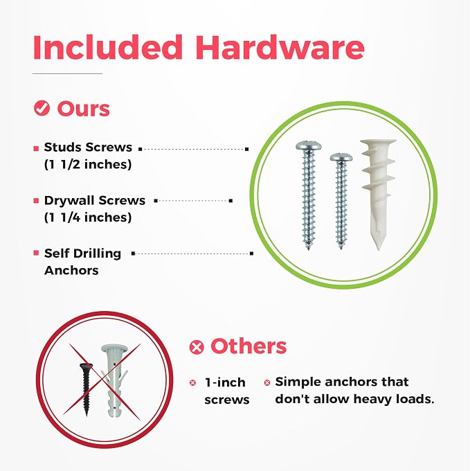 TIDYME Garage Wall Organizer | 48" Heavy-Duty Tool Storage Rack | Adjustable - Image 4