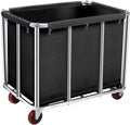 Commercial Laundry Cart on Wheels, 11.35 Bushels Large Roller by frides
