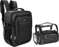 Relavel Professional Makeup Case Makeup Backpack and Clear Makeup Brush Case by Relavel