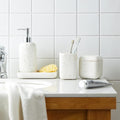4-Pieces Bathroom Accessory Set Hight Quality Polyresin Ensemble-Lotion by QLDESIGN
