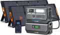 ALLWEI LiFePO4 Solar Generator 2400W by ALLWEI