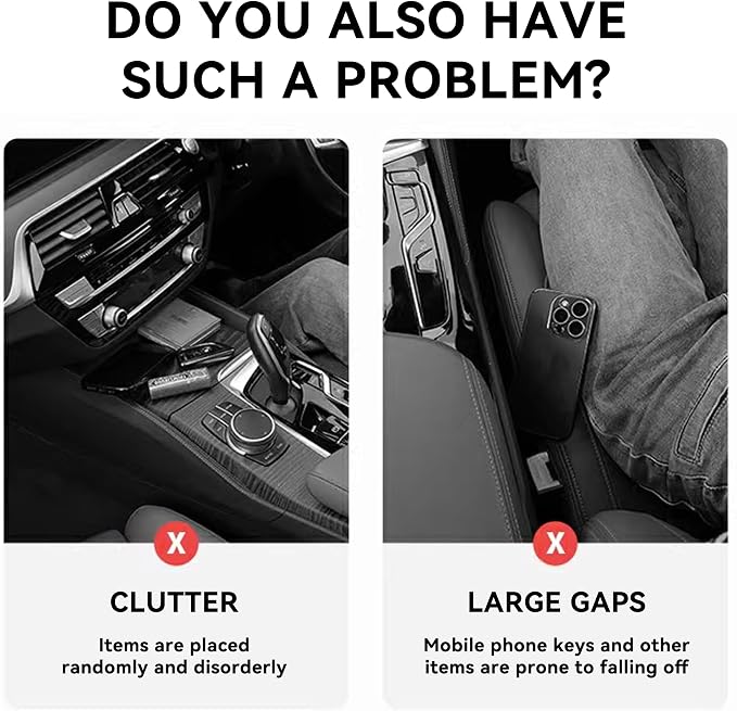 2PCS Car Seat Gap Filler, Automotive Seat Organizer Fill The Gap Between Seat - Image 4