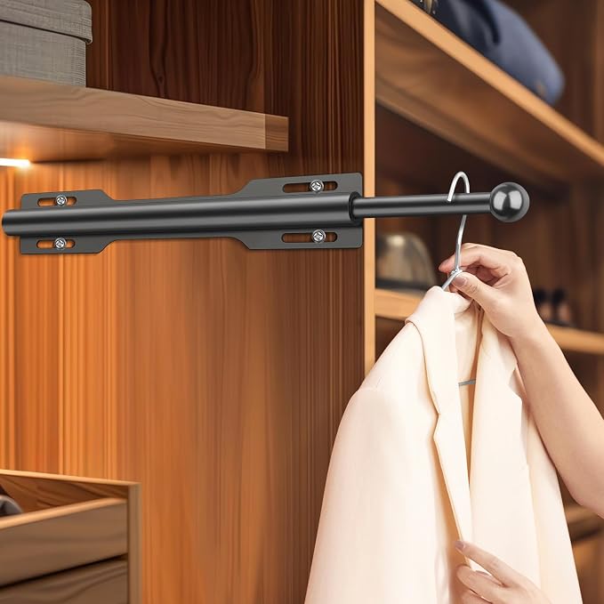 FIRJOY 12" Valet Rod for Closet Pull Out - Image 6