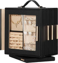 Homde Christmas Gifts Jewelry Box 360° Rotating, Necklace Earring Organizer by Homde