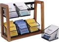 HTB 2 Tier Tea Organizer for Tea Bags, Tea Bag Holder by HTB
