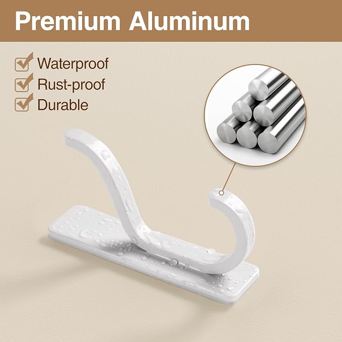 pickpiff 10-Pack Self Adhesive Wall Hooks - Image 5