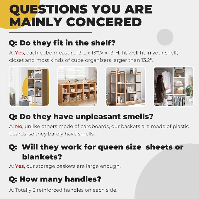 Criusia Fabric Storage Cubes - Image 6