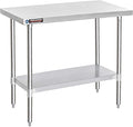 DuraSteel 30x48 Stainless Steel Work Table by DuraSteel