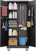 Aobabo Broom Closet Storage Cabinet by Aobabo