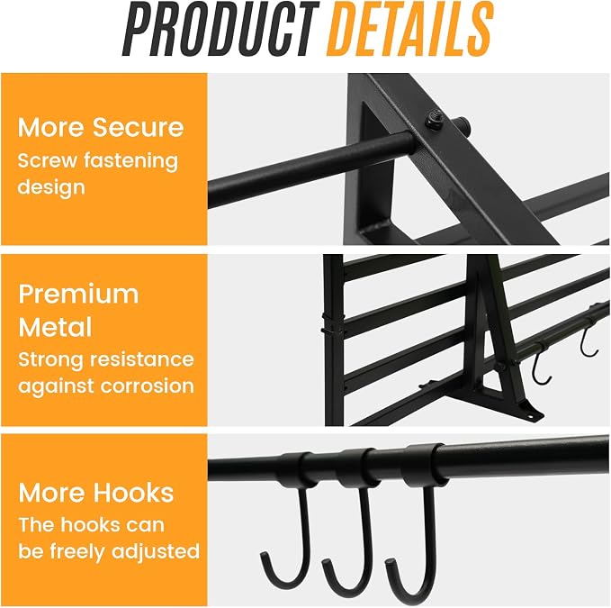 2-Pack 1X4 FT Garage Shelving Wall Mounted Holds Up to 800 Lbs Heavy Duty Wall - Image 8