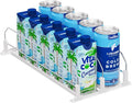 Puricon Drink Organizer for Fridge Pusher Glide, Spring Loaded Fridge Drink by Puricon