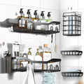 Shower Caddy Adhesive Shower Organizer 7-Pack, Rustproof Stainless Steel by OrganizeYourHomeEssentials