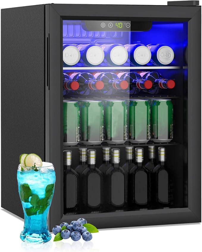 Compact 95 Can/2.6Cu.Ft Mini Fridge by Unknown