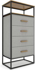 tinge Zana Premium Fabric Dresser by Tinge