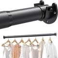 4 PACK Closet Rods for Hanging Clothes, 17 to 84 Inches Stepless Adjustable by Supforce