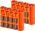 Storacell AA + AAA Combo Battery Storage Caddy and Dispenser, Holds 4 AA + 4 by Storacell