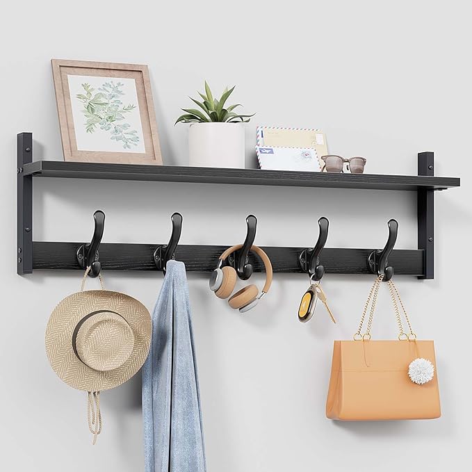 Tatub 29" Rustic Coat Rack Wall Mount by Tatub