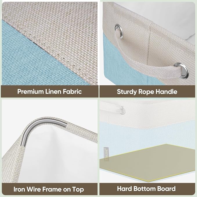 BALEINE 4 Pack Fabric Storage Bins - Image 4