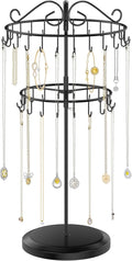 iDavosic.ly 2 Tier Rotating Necklace Holder Organizer by iDavosicly