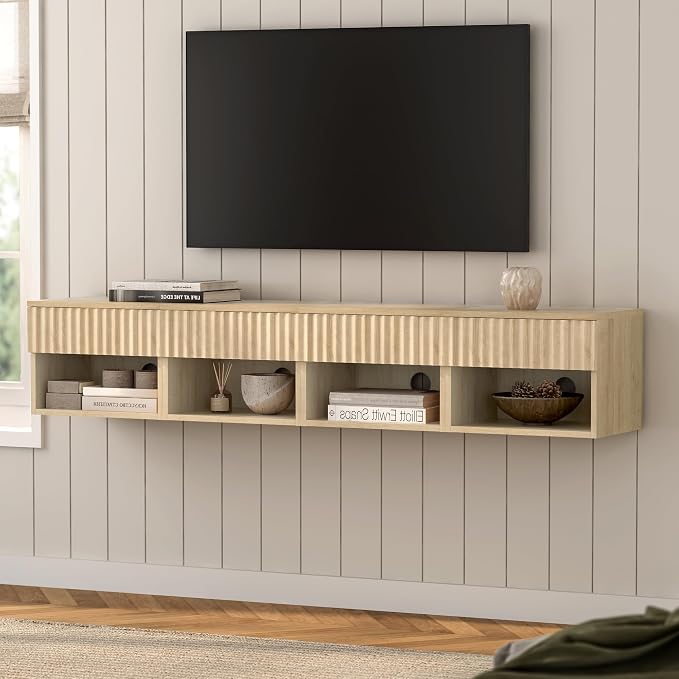 Floating TV Stands Set of 4 by MoomJiee