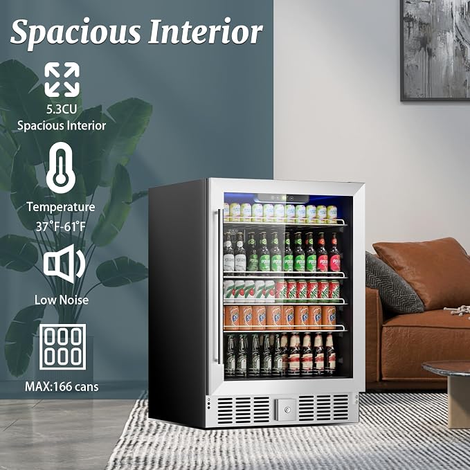 166 Can Mini Fridge - Image 5