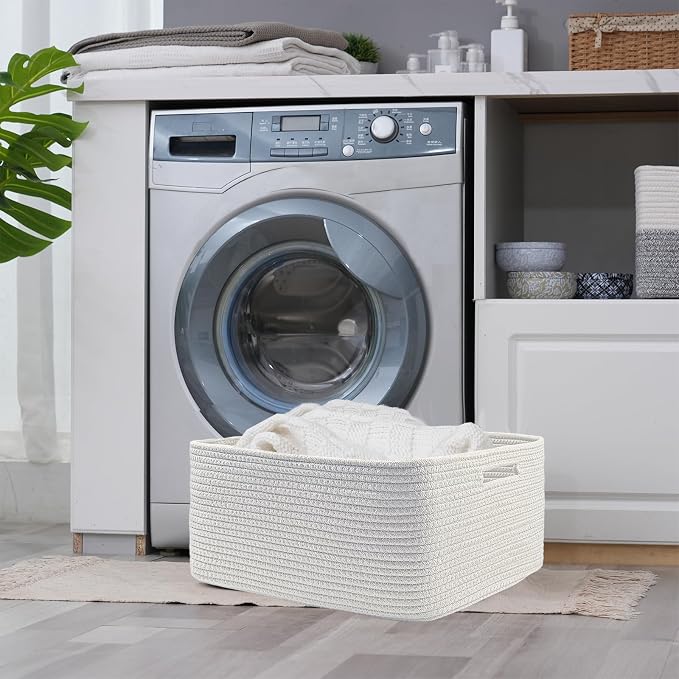 COMFY-HOMI 3 pcs Large Storage Baskets - Image 4
