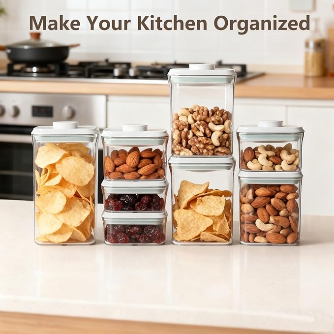 Pop Food Storage Containers Set Large Airtight Food Storage Containers - Image 5