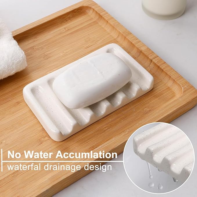 BosilunLife Beige Bathroom Accessories Set - Image 4