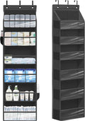 Over Door Organizer with 6 Extra Large Pockets 12 Side Pockets, Sturdy Closet by Unknown