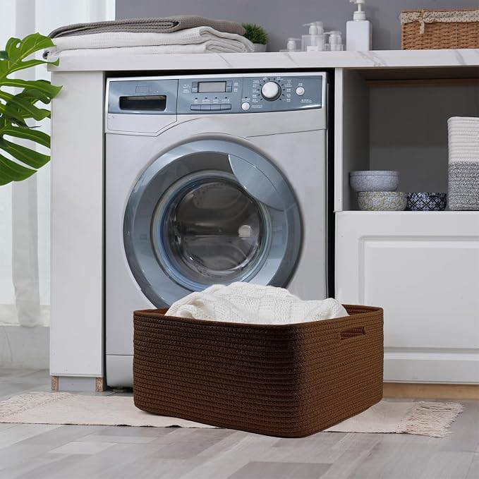 COMFY-HOMI 2 pcs Large Storage Baskets - Image 4