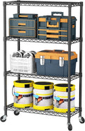 SINGAYE 4 Tier Adjustable Storage Shelf by SINGAYE
