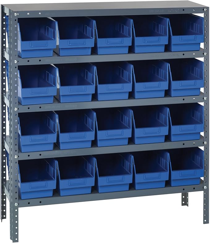 Quantum Storage Systems 1839-204BL Store More Steel Shelving Unit by QuantumStorageSystems